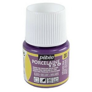 Farba do porcelany/szkła/ceramiki Pebeo Porcelaine150, 08 Opaline Pink